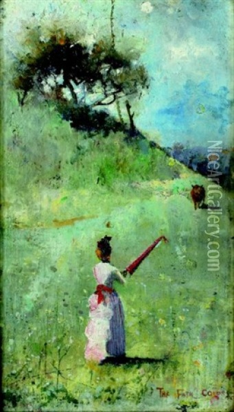The Fatal Colors Oil Painting - Charles Conder