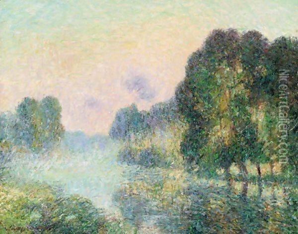Brouillard Sur L'Eure Oil Painting - Gustave Loiseau