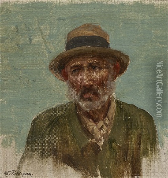 Bildnis Eines Bauern Oil Painting - Joseph Wopfner