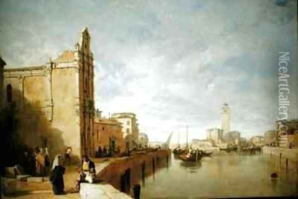 Venice Oil Painting - Sir Augustus Wall Callcott