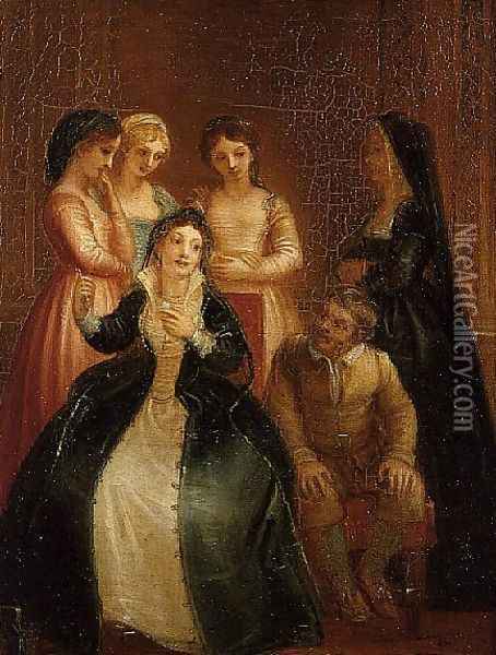 Sancho Panza and the Duchess Oil Painting - Thomas Stothard