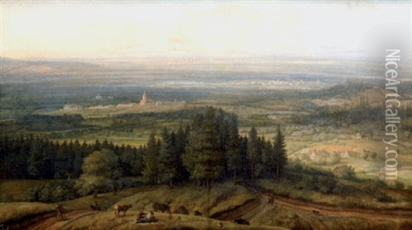 Paysage Panoramique Oil Painting - Philips Koninck