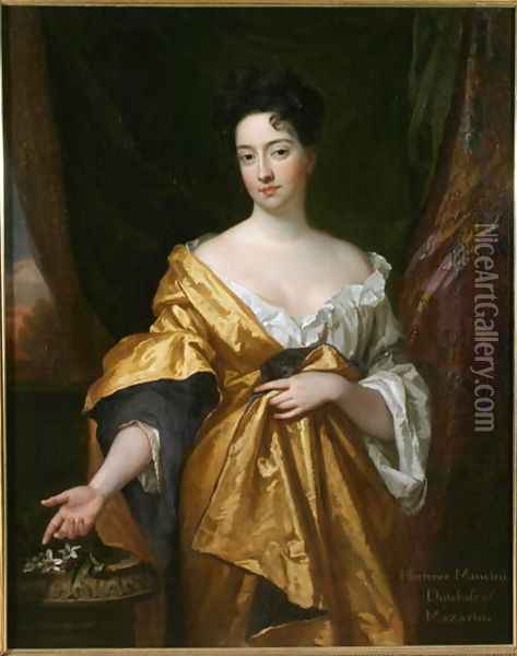 Duchess of Mazarin Oil Painting - Sir Godfrey Kneller