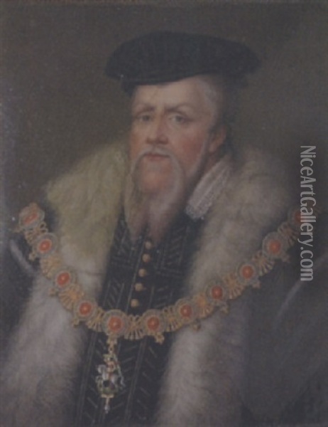 Francis, Earl Of Bedford Oil Painting - Henry Bone