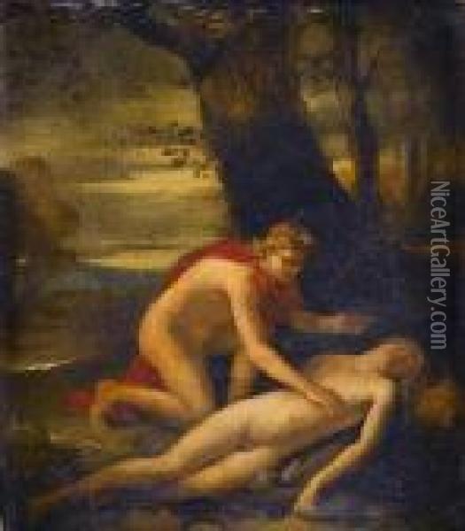 Diana And Actaeon Oil Painting - Pierre-Paul Prud'hon