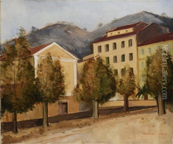 From Corsica Oil Painting - Josef Hubacek