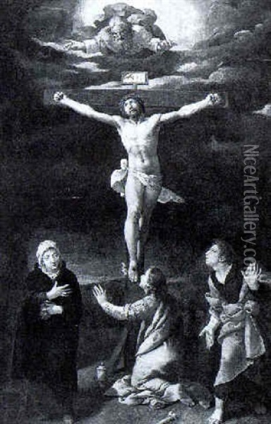 The Crucifixion Oil Painting - Bernaert (Barend) van Orley