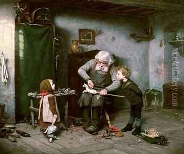 The Toymaker Oil Painting - Felix Ehrlich