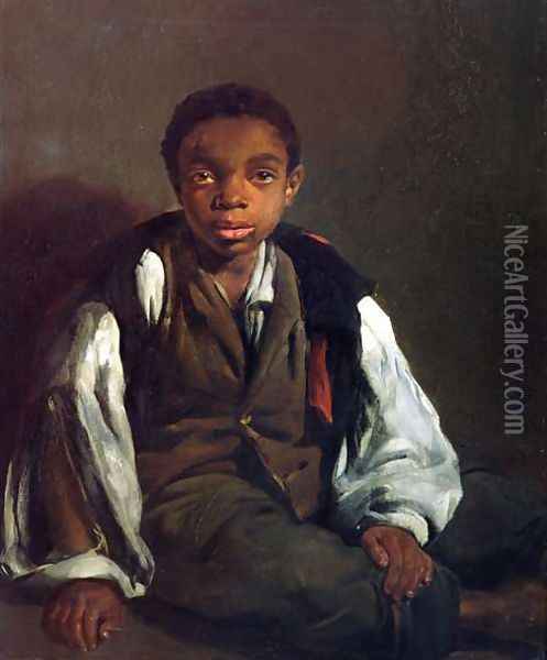 The Black Boy, 1844 Oil Painting - William Lindsay Windus