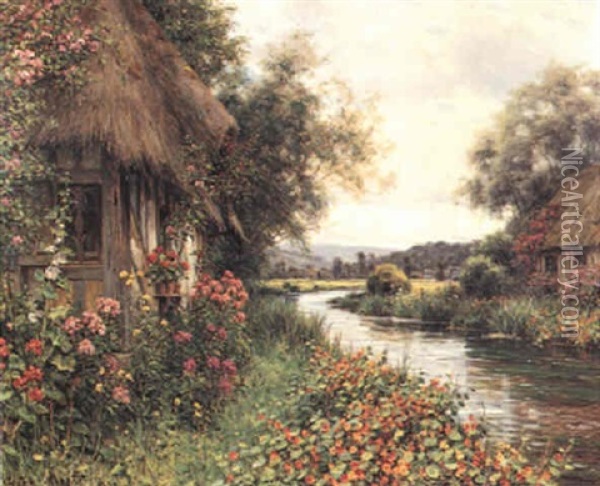 The End Of Summer Oil Painting - Louis Aston Knight