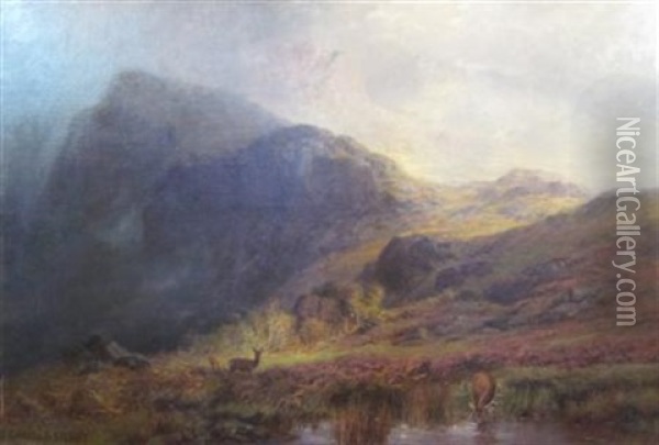 The Heart Of The Highlands Oil Painting - Charles Stuart