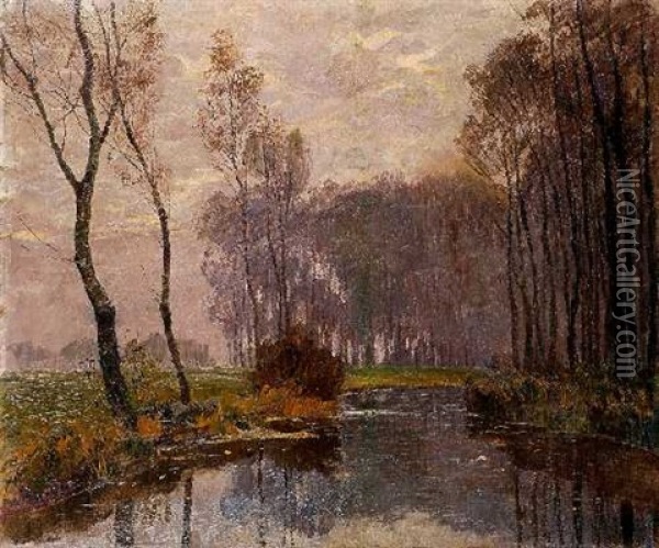 Herbstnebel Oil Painting - Wilhelm Nagel