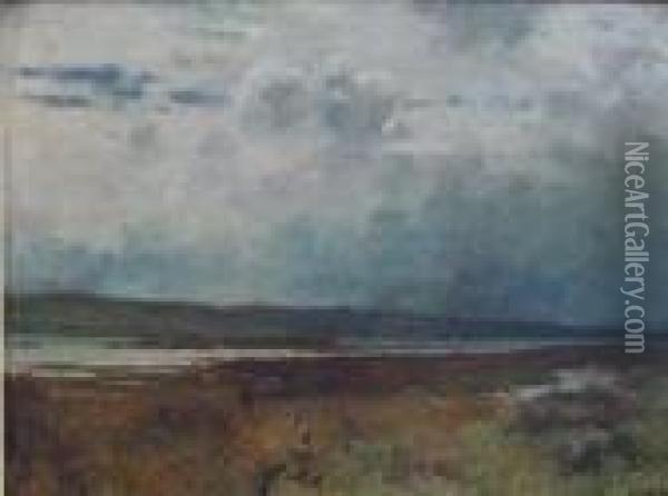 Storm Clouds Oil Painting - Alexander Kellock Brown