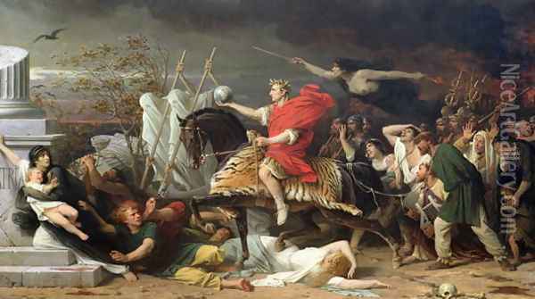 Caesar, 1875 Oil Painting - Adolphe Yvon