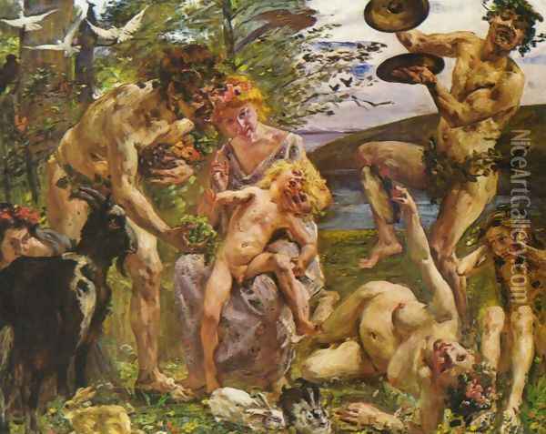 The youth of Zeus Oil Painting - Lovis (Franz Heinrich Louis) Corinth