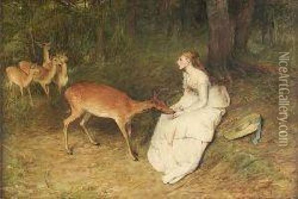 The Forest Pet Oil Painting - Sir William Quiller-Orchardson
