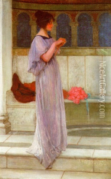 Love's Talisman Oil Painting - William Henry Margetson