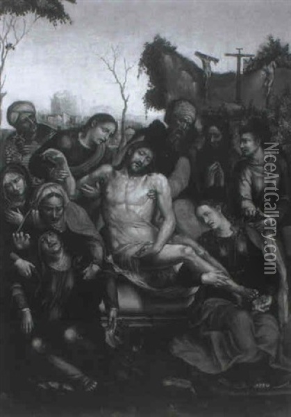 The Pieta Oil Painting -  Sodoma (Giovanni Antonio Bazzi)