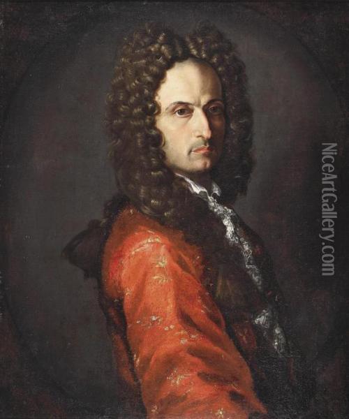 Portrait Of Urbano Barberini Oil Painting - Jacob Ferdinand Voet