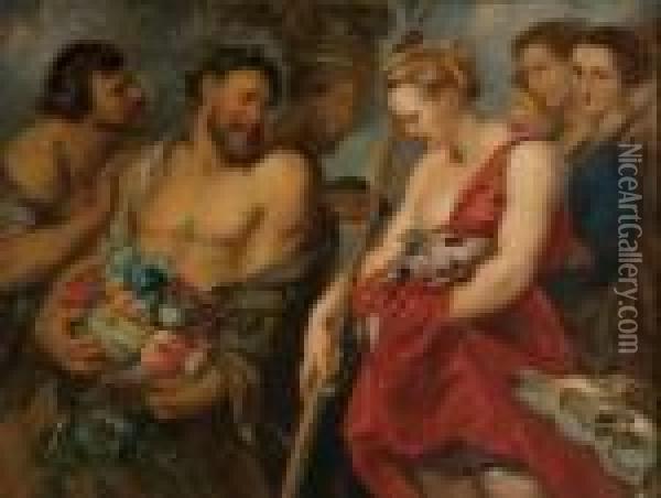 Diana Returning From The Hunt Oil Painting - Peter Paul Rubens