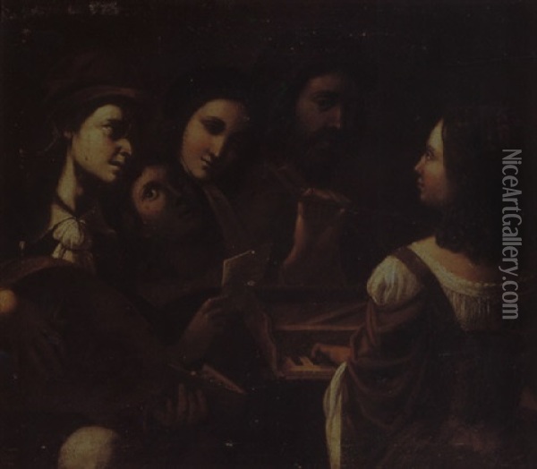 The Concert Oil Painting - Pietro Paolini