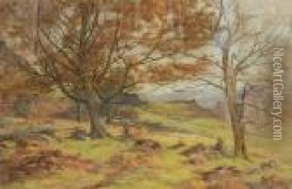 Pastoral Scene Oil Painting - Cyril Ward