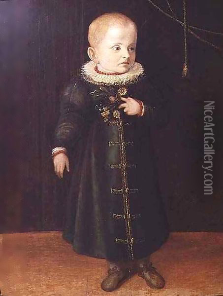 Portrait of a child Oil Painting - Sofonisba Anguissola