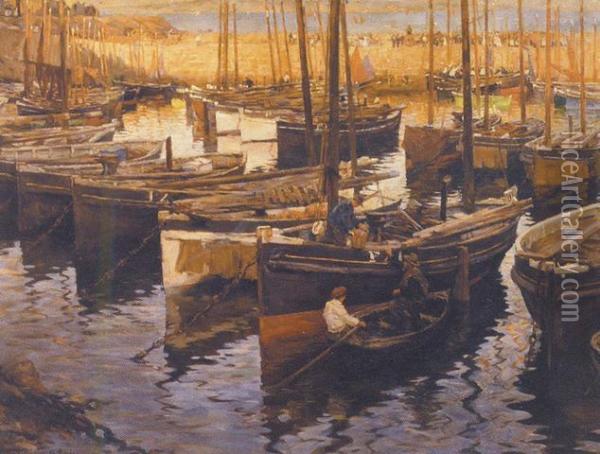 Safe Anchorage Oil Painting - Stanhope Alexander Forbes