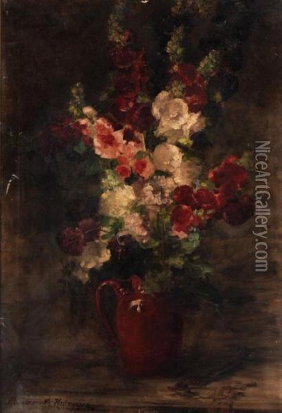 Grosses Blumenstilleben Oil Painting - Margarethe Hormuth-Kallmorgen