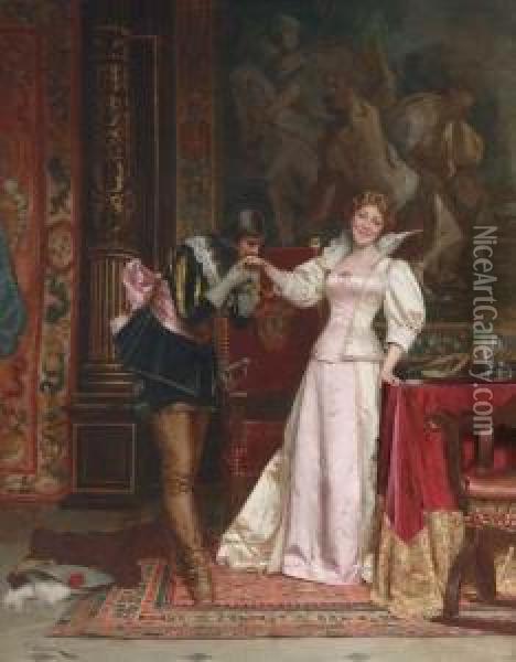Enchantee Oil Painting - Charles Joseph Frederick Soulacroix