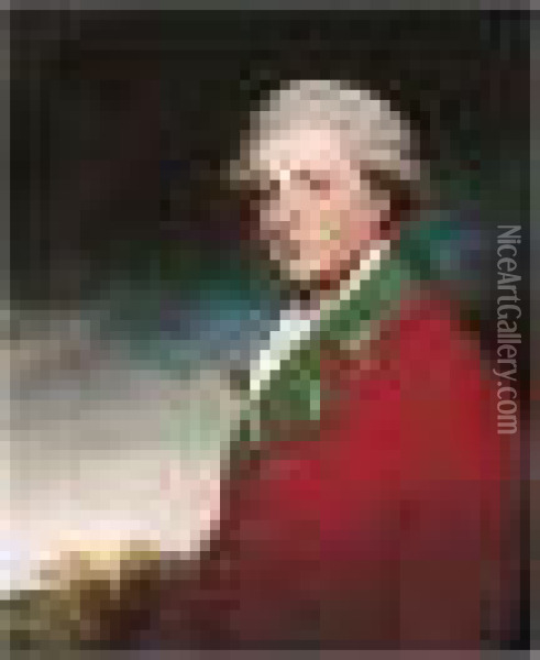 Portrait Of William Macdougal Of Castlesemple Oil Painting - George Romney