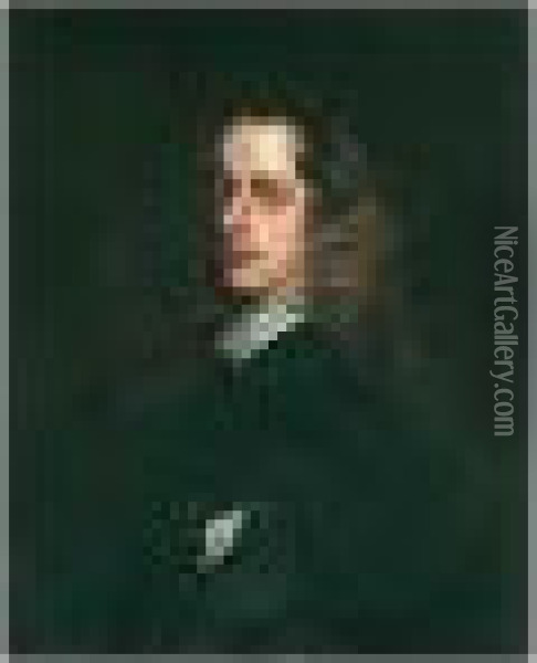 Portrait Of The Hon. Samuel Crewe Oil Painting - Sir Peter Lely