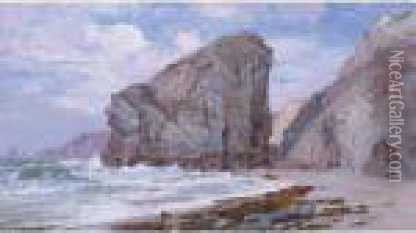 Rocky Promontory Oil Painting - William Trost Richards