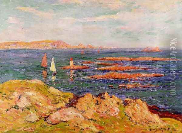 By the Sea Oil Painting - Henri Moret