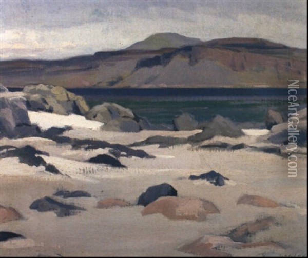 North Sands, Iona Oil Painting - Francis Campbell Boileau Cadell