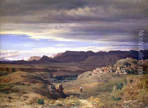 Landscape Oil Painting - Louis Gurlitt