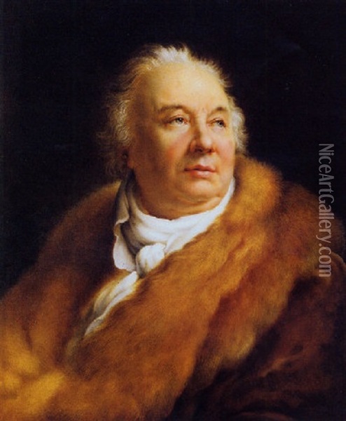 Portrait De Jean-francois Ducis Oil Painting - Francois Pascal Simon Gerard