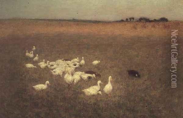 The Gleaners Oil Painting - Edward Stott