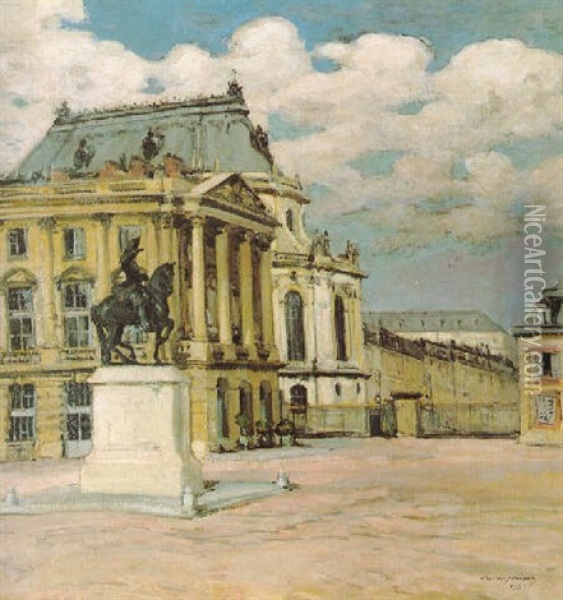 The Palace, Versailles Oil Painting - Alexander Jamieson