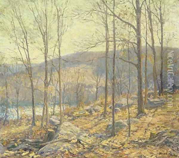 Autumn Oil Painting - Wilson Henry Irvine