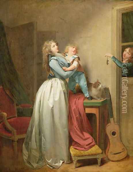 The Dead Mouse, c.1793 Oil Painting - Louis Leopold Boilly