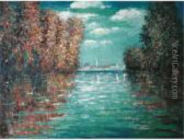 View Of Salis Oil Painting - Claude Oscar Monet