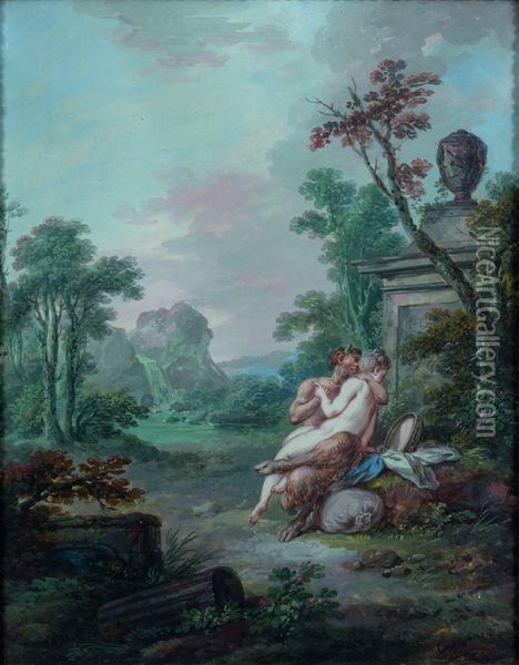 Bacchanale Oil Painting - Jacques Philippe Caresme
