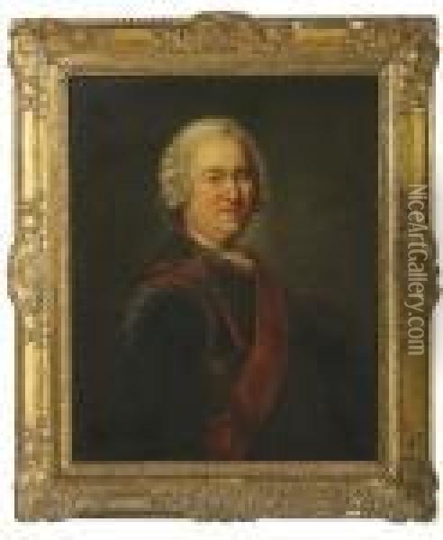 Portrait Of James Francis Edward Keith Oil Painting - Antoine Pesne