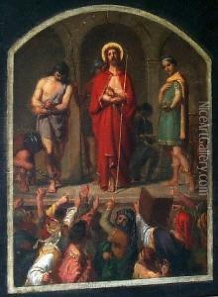 Die Verurteilung Christi Oil Painting - Karl Christian Schmidt