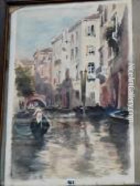 Scorcio Di Venezia Oil Painting - Paolo Sala