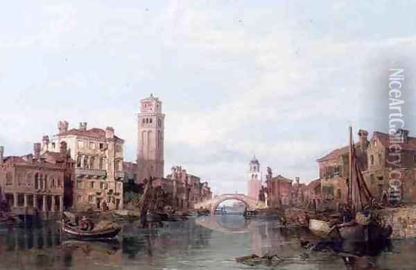 A View of Verona, 1848 Oil Painting - George Clarkson Stanfield