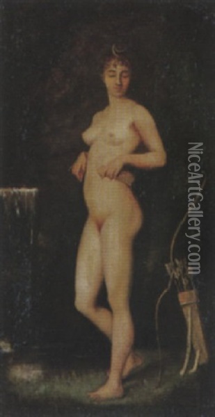 Mme. Merveilleuse Oil Painting - Charles Edouard Boutibonne
