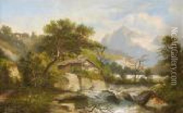 Alpesi Taj Patakkal Oil Painting - Albert Rieger