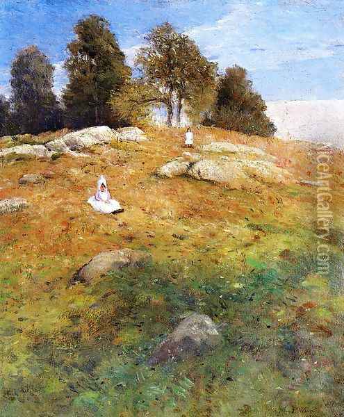 Shinnecock Landscape Oil Painting - John Ferguson Weir